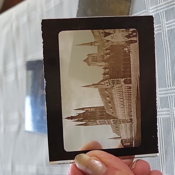 6 Vintage Photo Glass Slides Lantern Slides - Picture 3 of 7